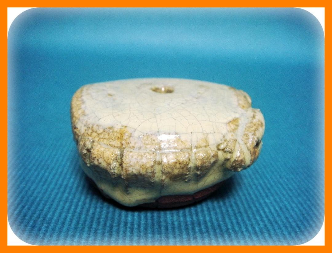 370『蟹 水滴』陶器　/骨董品 古美術 アンティーク 古玩