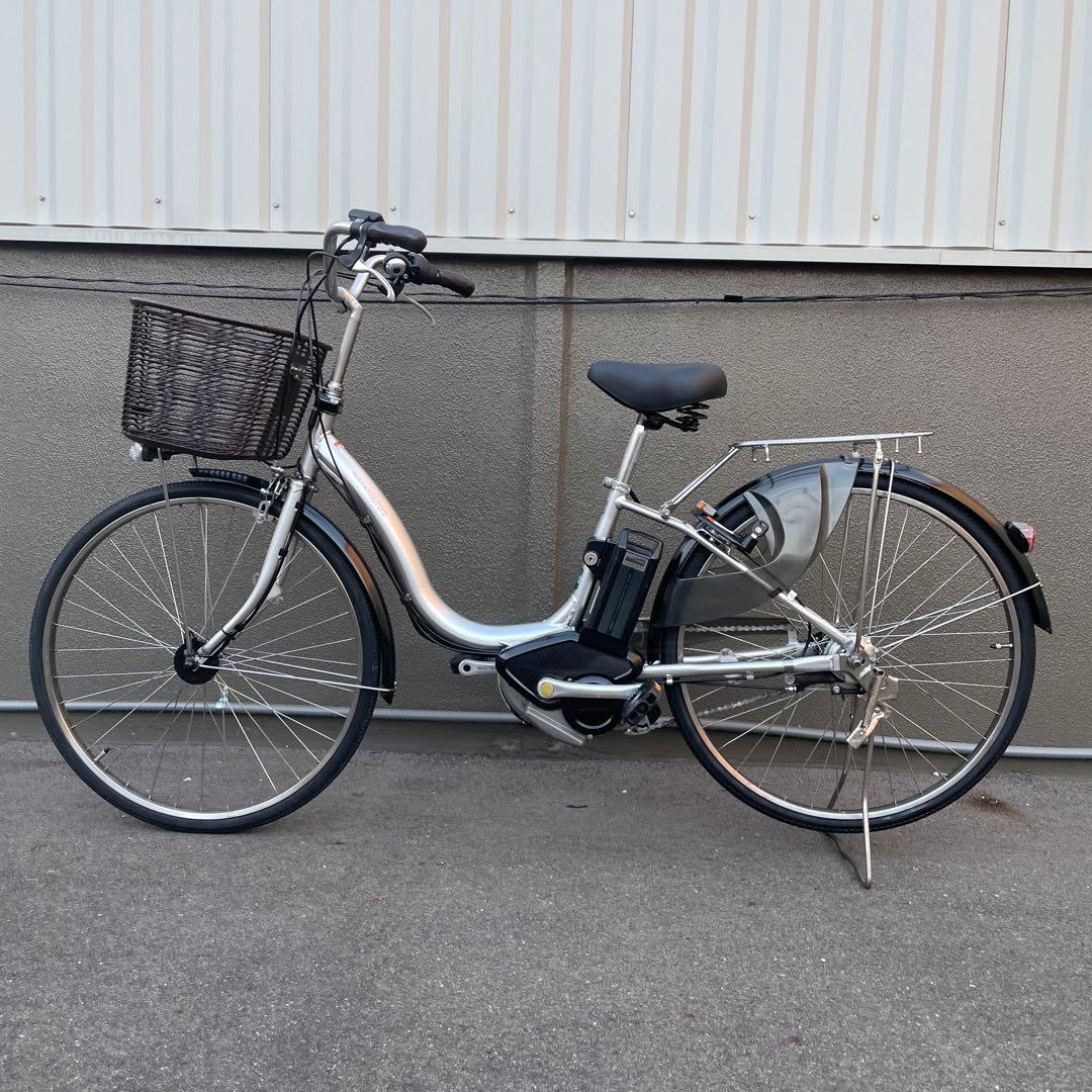 ヤマハ電動アシスト自転車26インチ シルバー