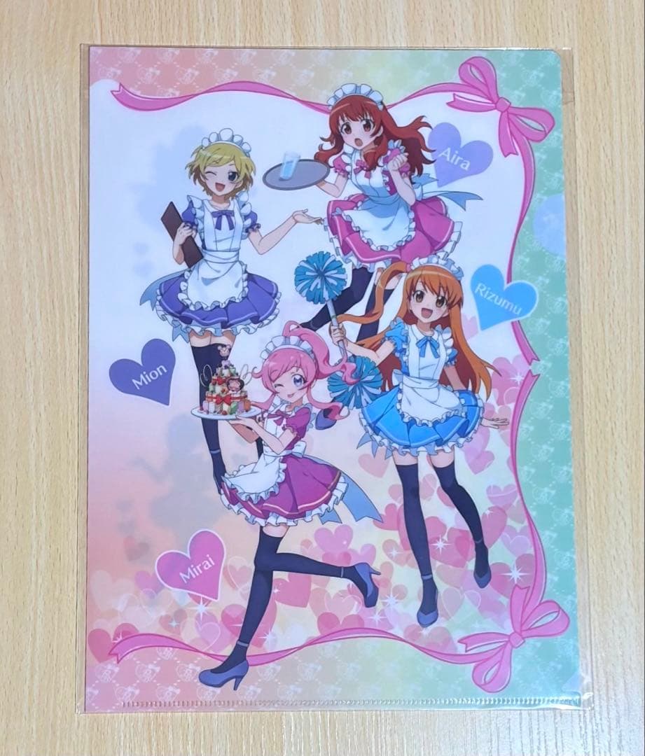 プリティーリズム　カフェ　クリアファイル