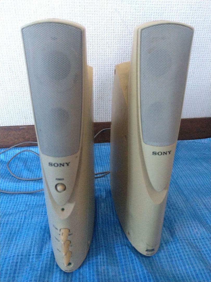 SONY ソニー SRS-PC71　アクティブスピーカー 変色あり　中古品