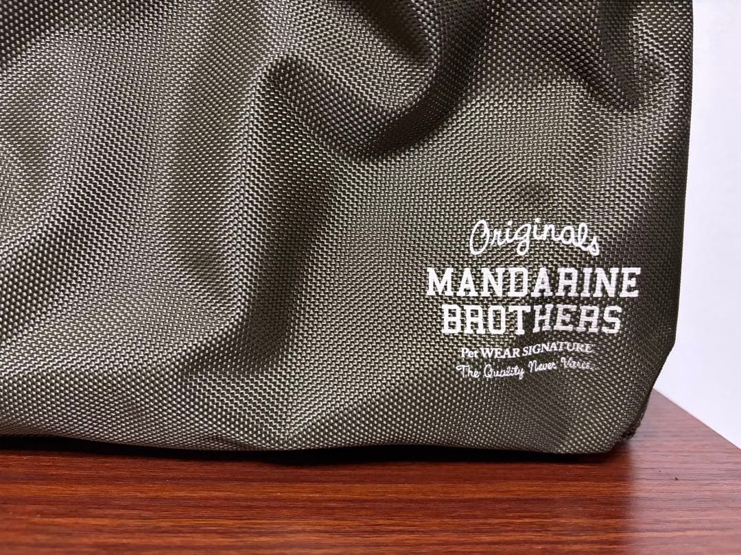 MANDARINE BROTHERS キャリーバッグ カーキ　中型犬もOK◎
