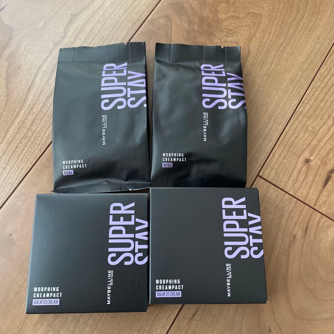 メイベリン　SPステイ クリームパクト ファンデーション N30 レフィル付き