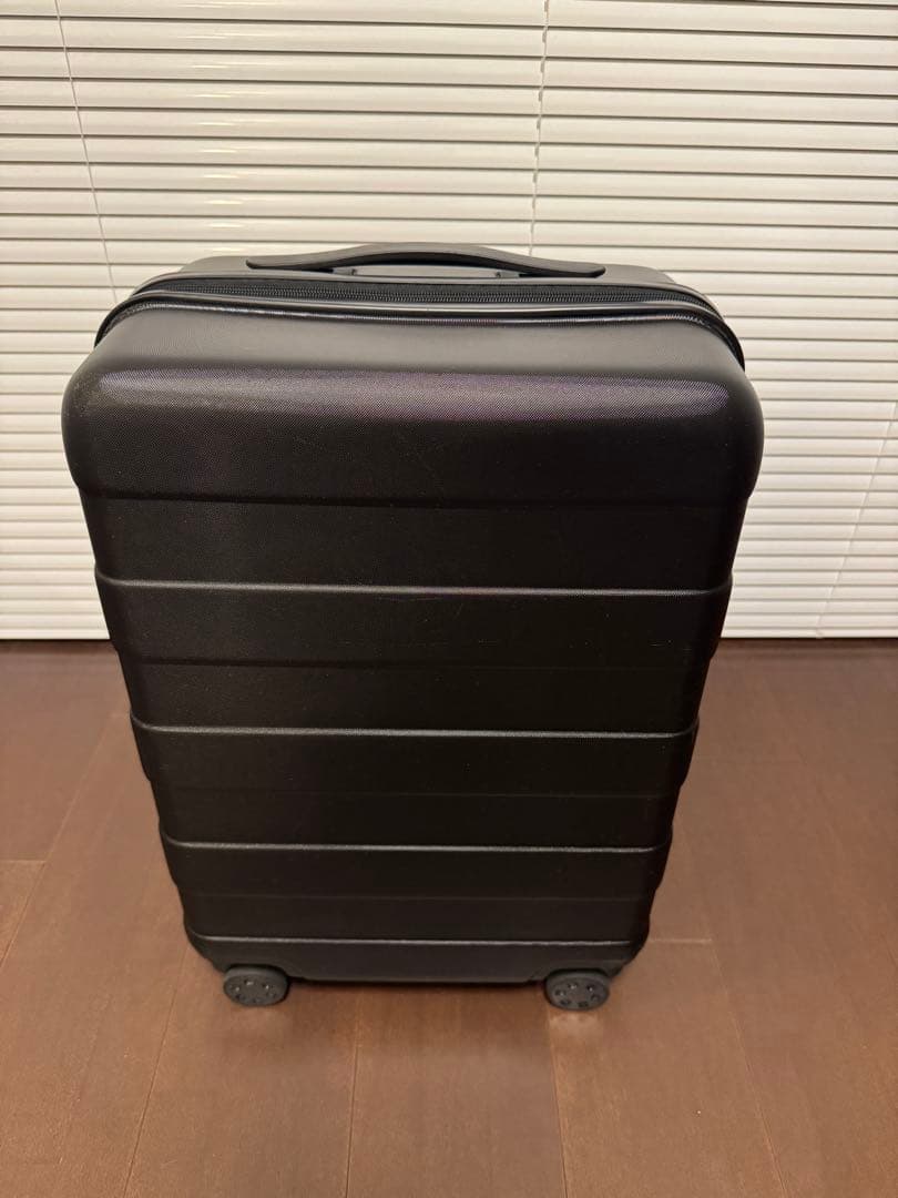 無印良品 ストッパー付きハードキャリー ブラック 機内持ち込み