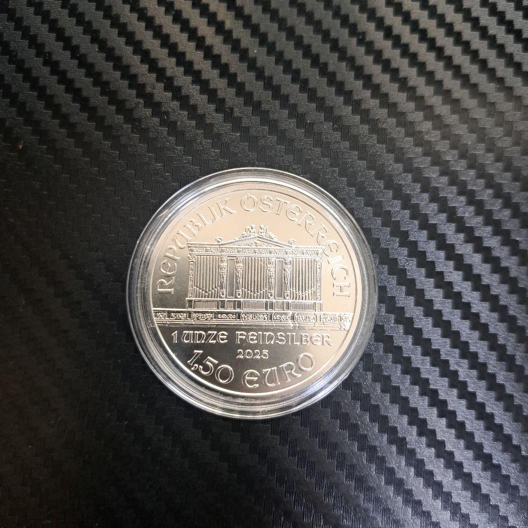 ウィーンフィルハーモニー 2025年発行 1,50ユーロ 純銀