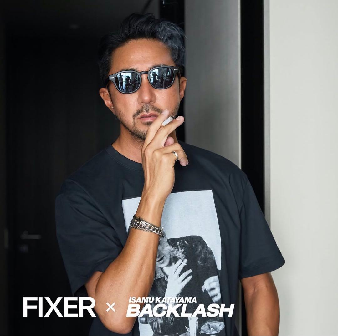 【新品・タグ付き】BACKLASH × FIXER フォトプリントT ブラック