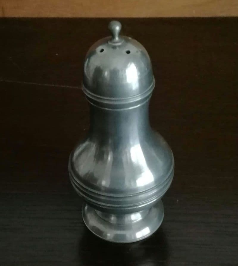 世界の名品　john somers　ピューター調味料入れ　ペッパーシェイカー