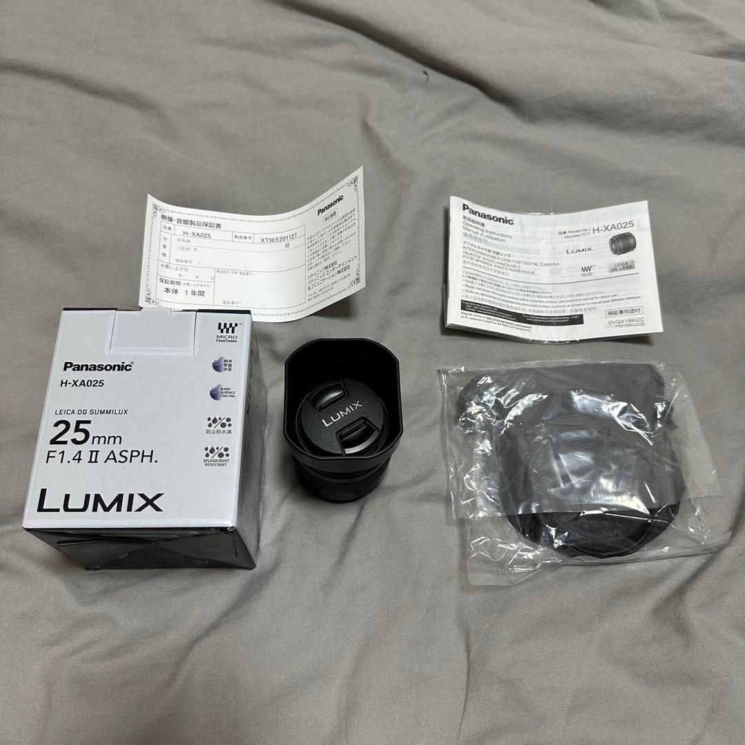 新型　LUMIX G LEICA DG SUMMILUX25mm F1.4 II