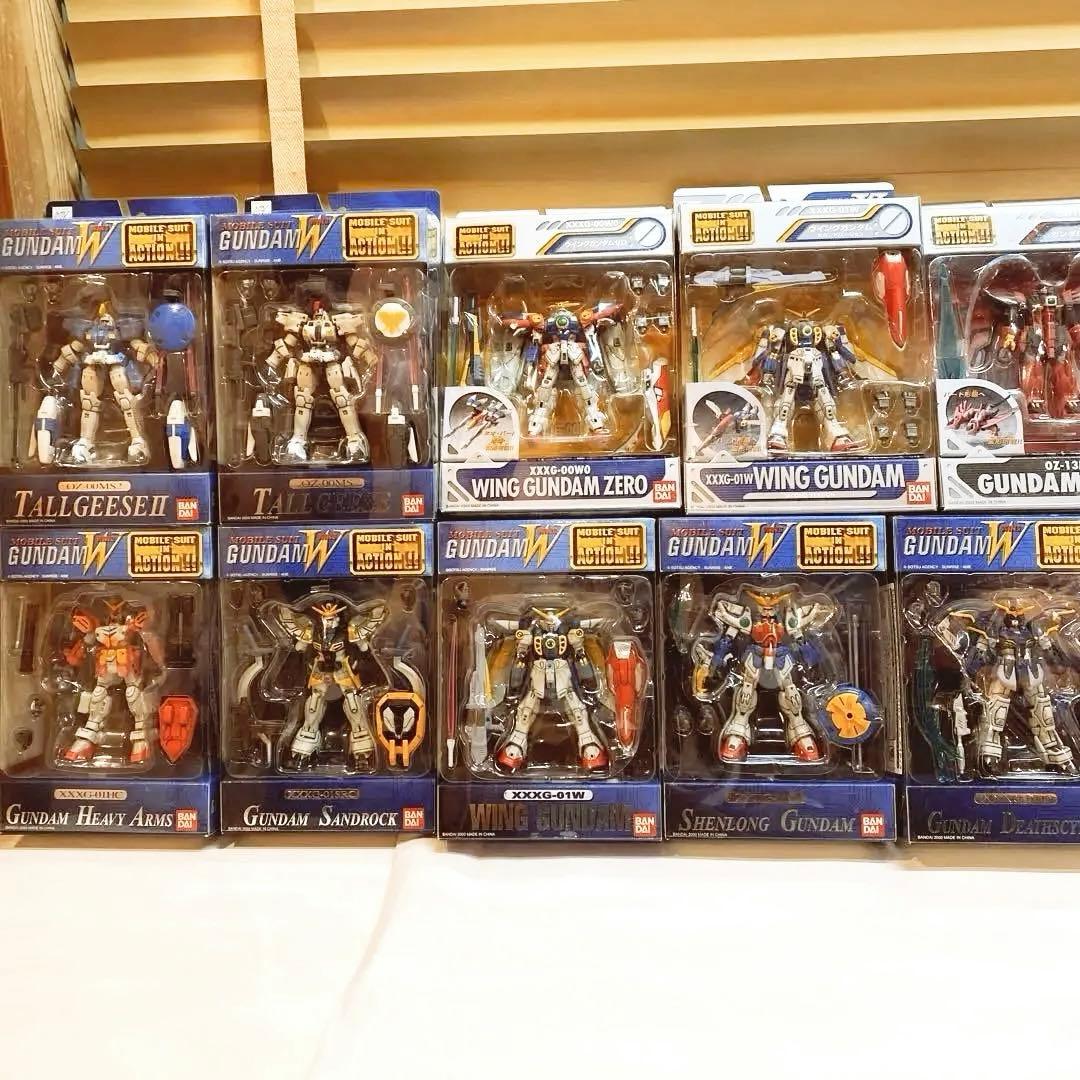 モビルスーツインアクション　ガンダムW 10体セット