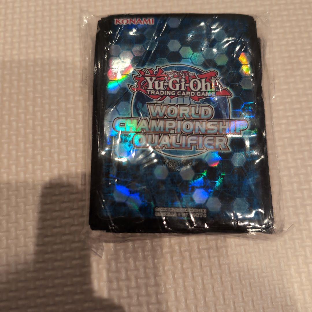 遊戯王 公式 WCQ 2019 スリーブ 青 100枚