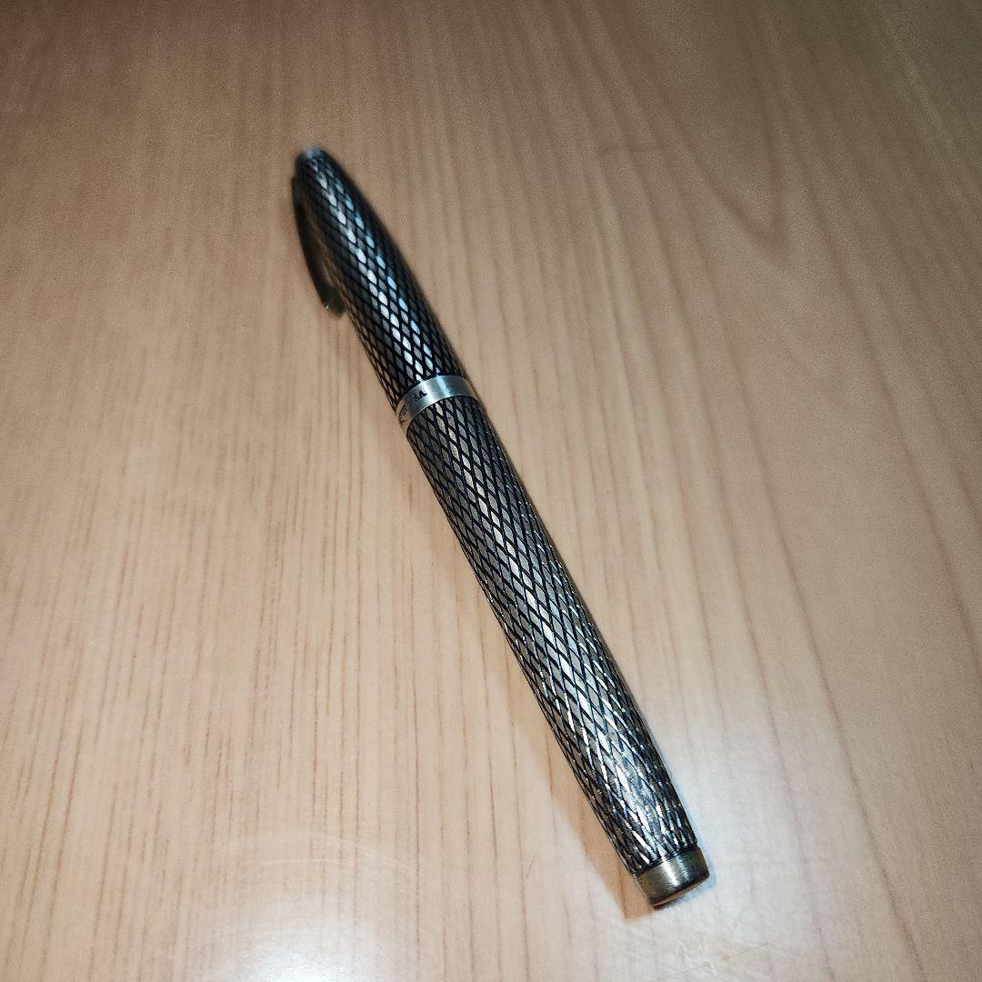 SHEAFFER シェーファー USA 万年筆 　スターリングシルバー製