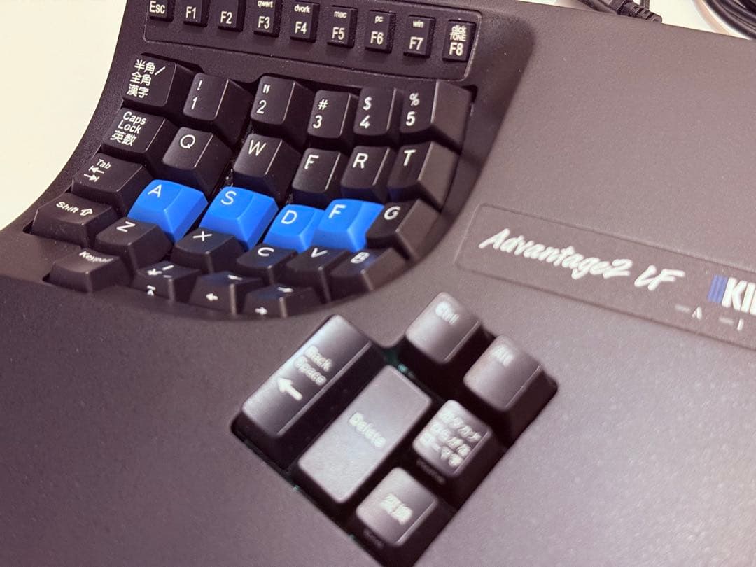 Kinesis Advantage2 日本語配列 静音赤軸