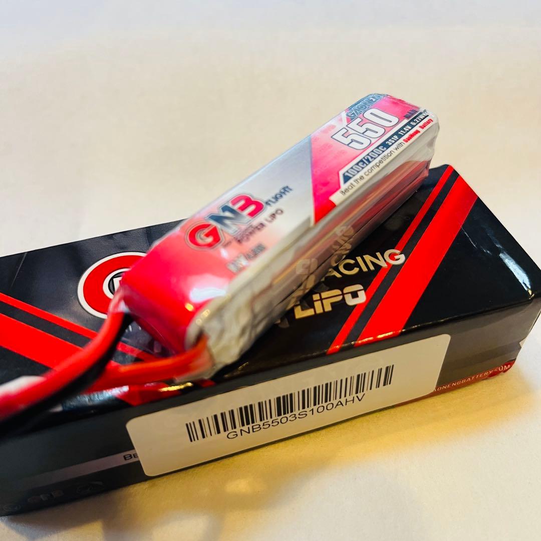 GNB 3セル 550mAh 11.4V リポバッテリー　6本