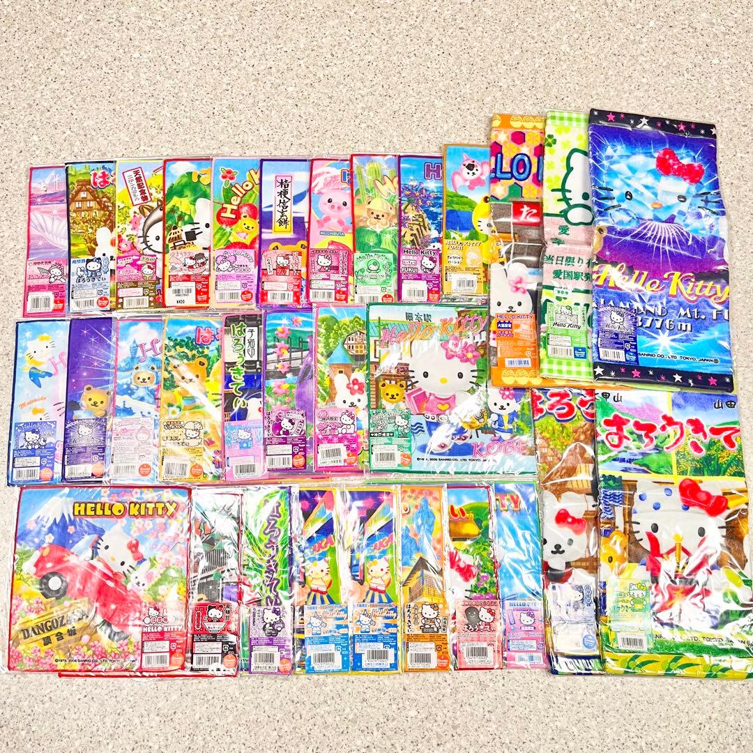 ハローキティ キティ　サンリオ ご当地 プチタオル Sanrio ハンドタオル