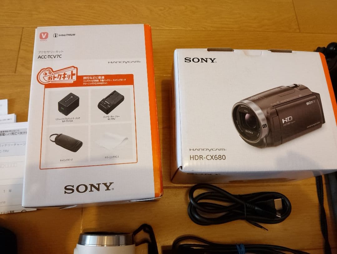 お値段交渉可能　SONY HDR-CX680 ビデオカメラ 本体　2024年製