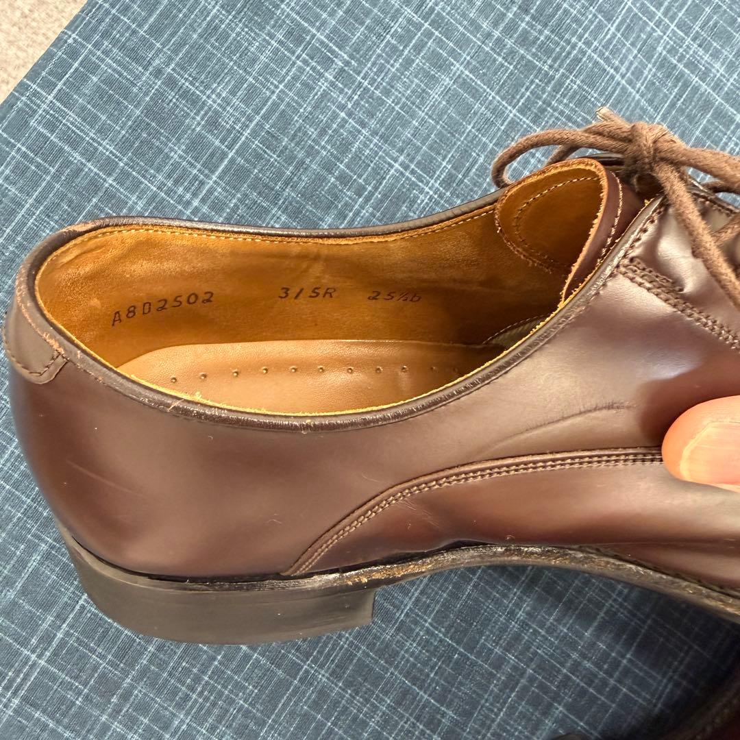 美品 リーガル 315R ストレートチップ 25.5 ブラウン