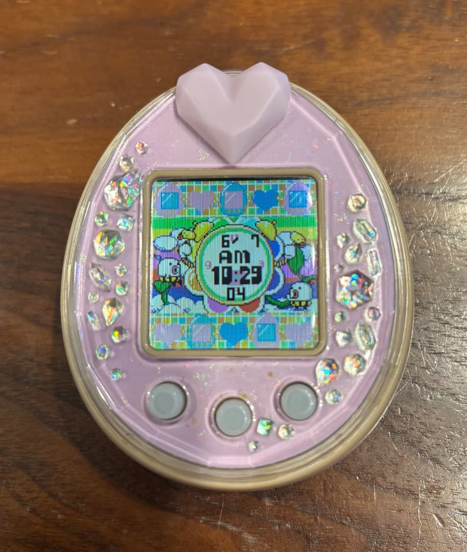 希少！たまごっちピース　Tamagotchi P's 動作確認済 ピンクパープル
