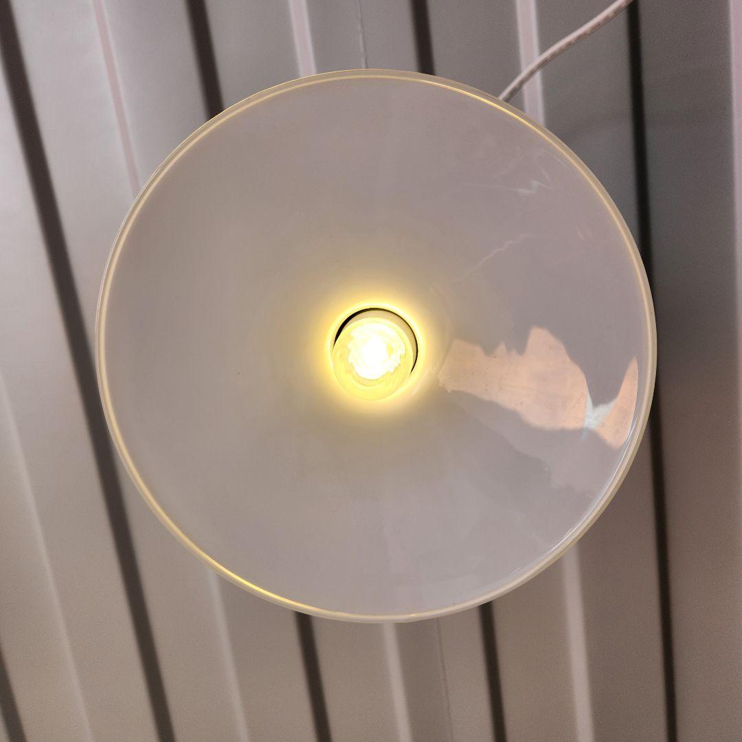 希少　廃盤　笠松電機製作所　レトロペンダントライト 乳白×ホワイト