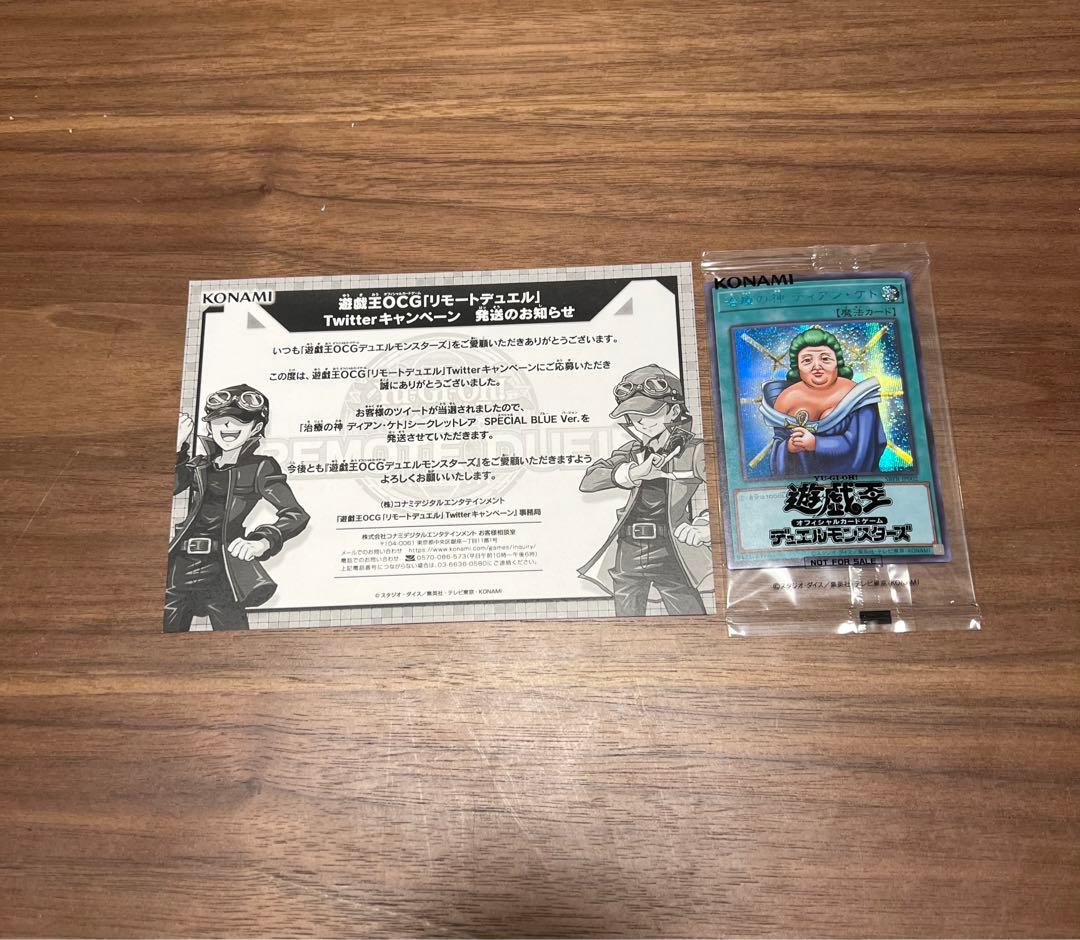 治療の神 ディアン・ケト 当選書付きブルシク