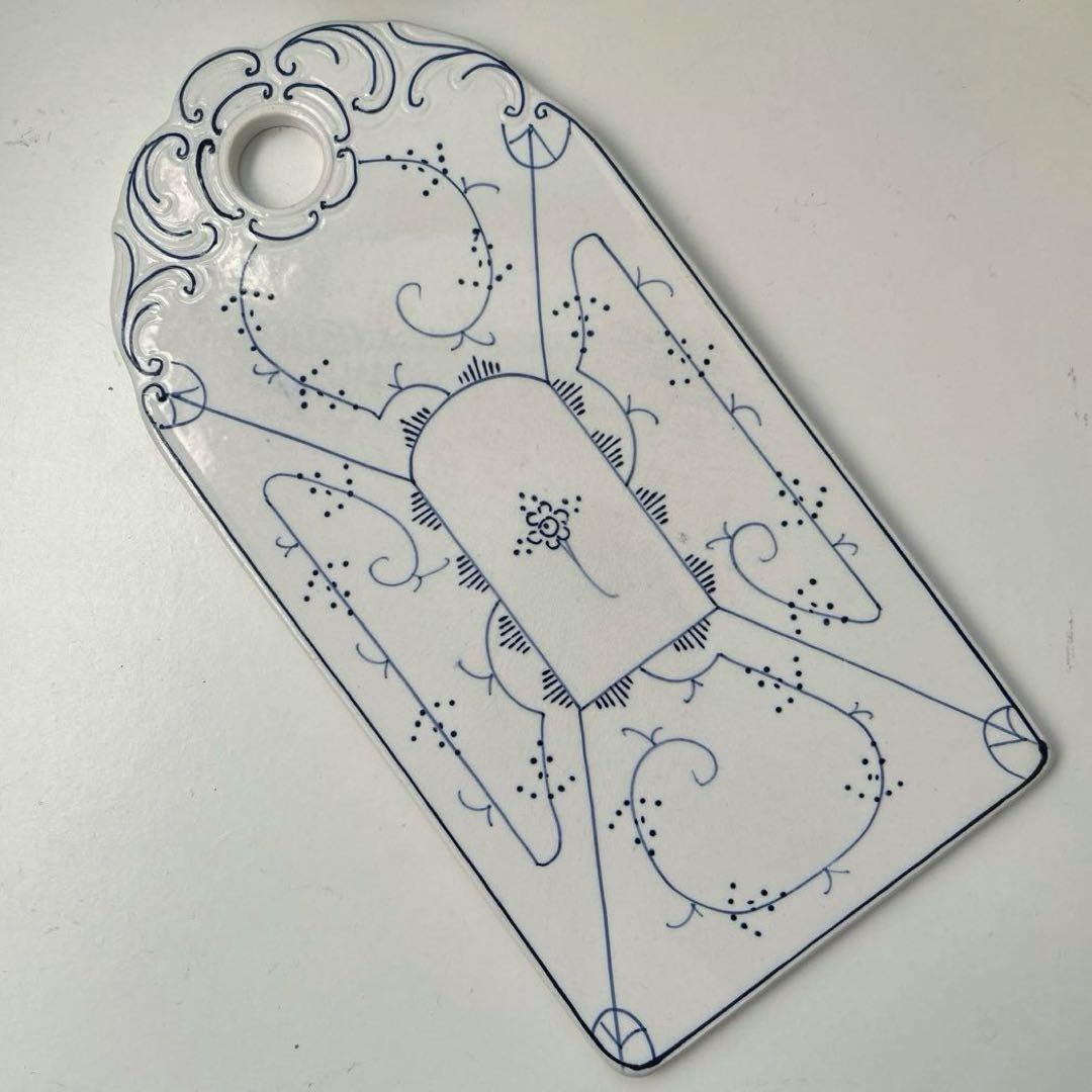 ビレロイボッホ　アンティーク　サキソニー柄　カッティングボード　ブロカント
