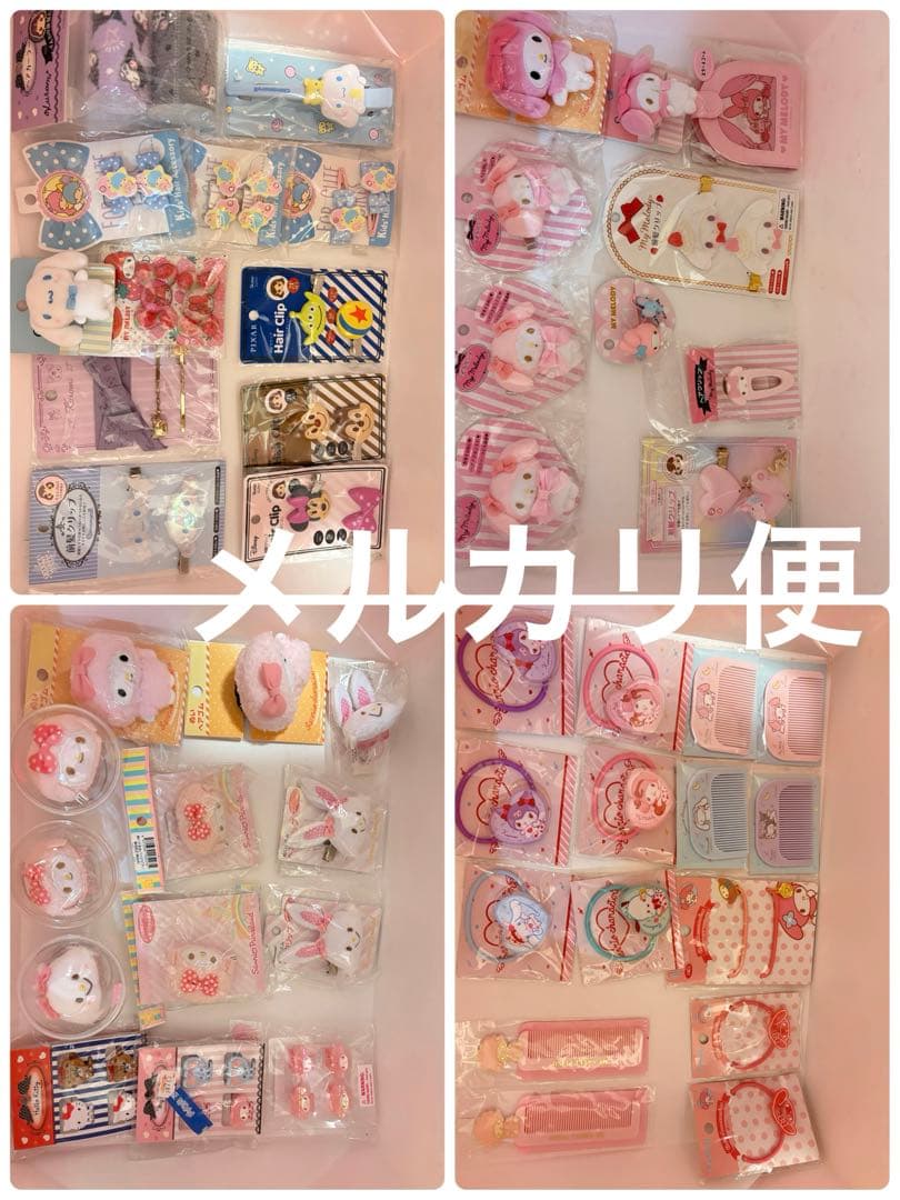 サンリオ　ヘアクリップ　マイメロ マイメロディ　シナモロール　クロミ ピアノ