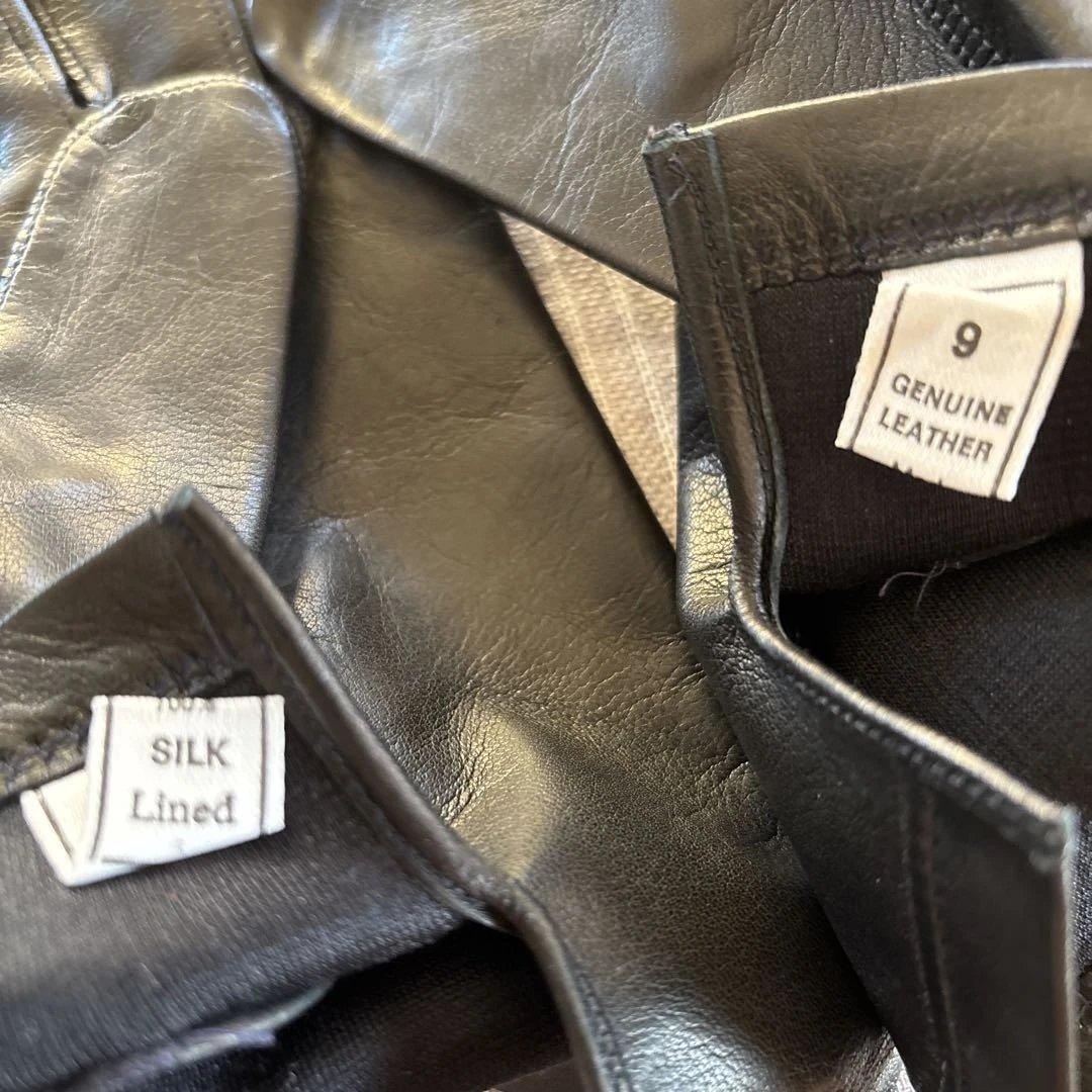 フィレンツェ　Madova Glovesの黒メンズレザー手袋