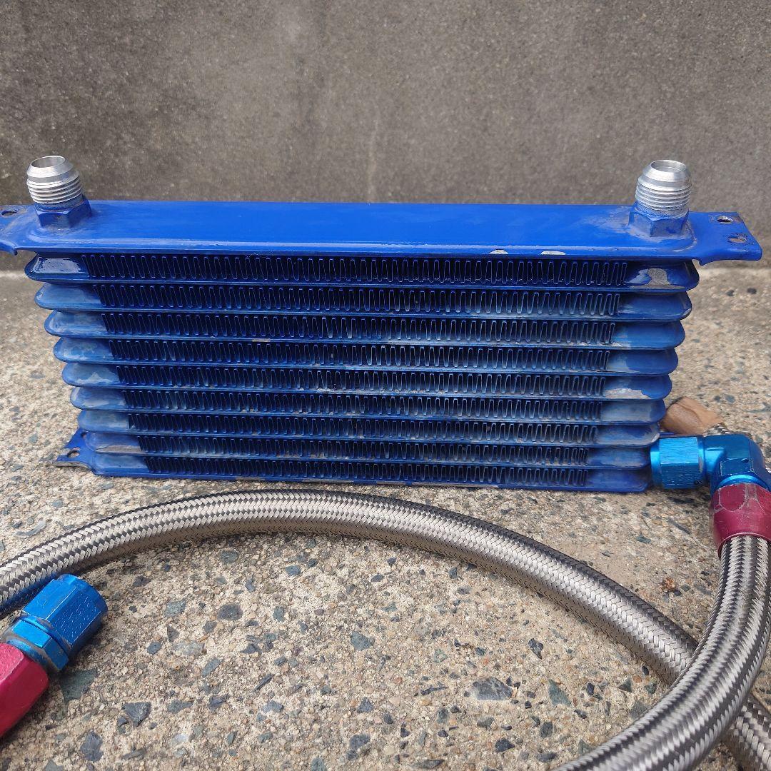 メーカー不明 オイルクーラー AN10ホース フィフティング