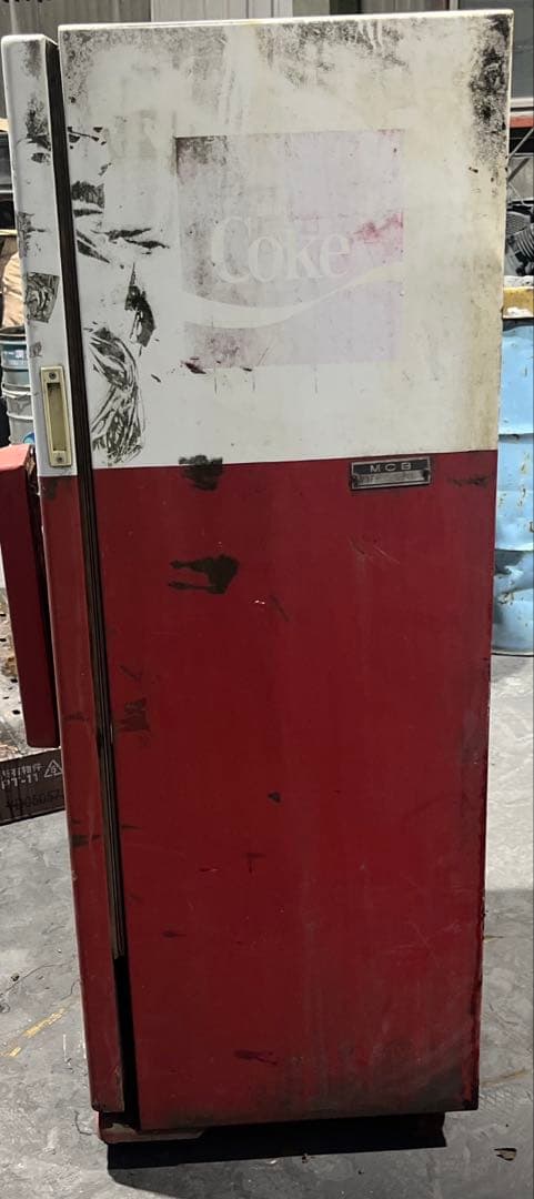 コカコーラ 冷蔵庫(ジャンク品)