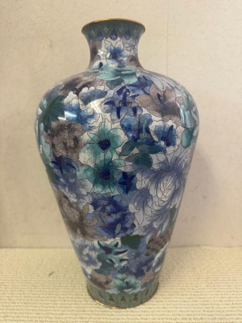 Myday公式アカウント01 花器 花瓶 七宝焼 中国美術 置物 花入