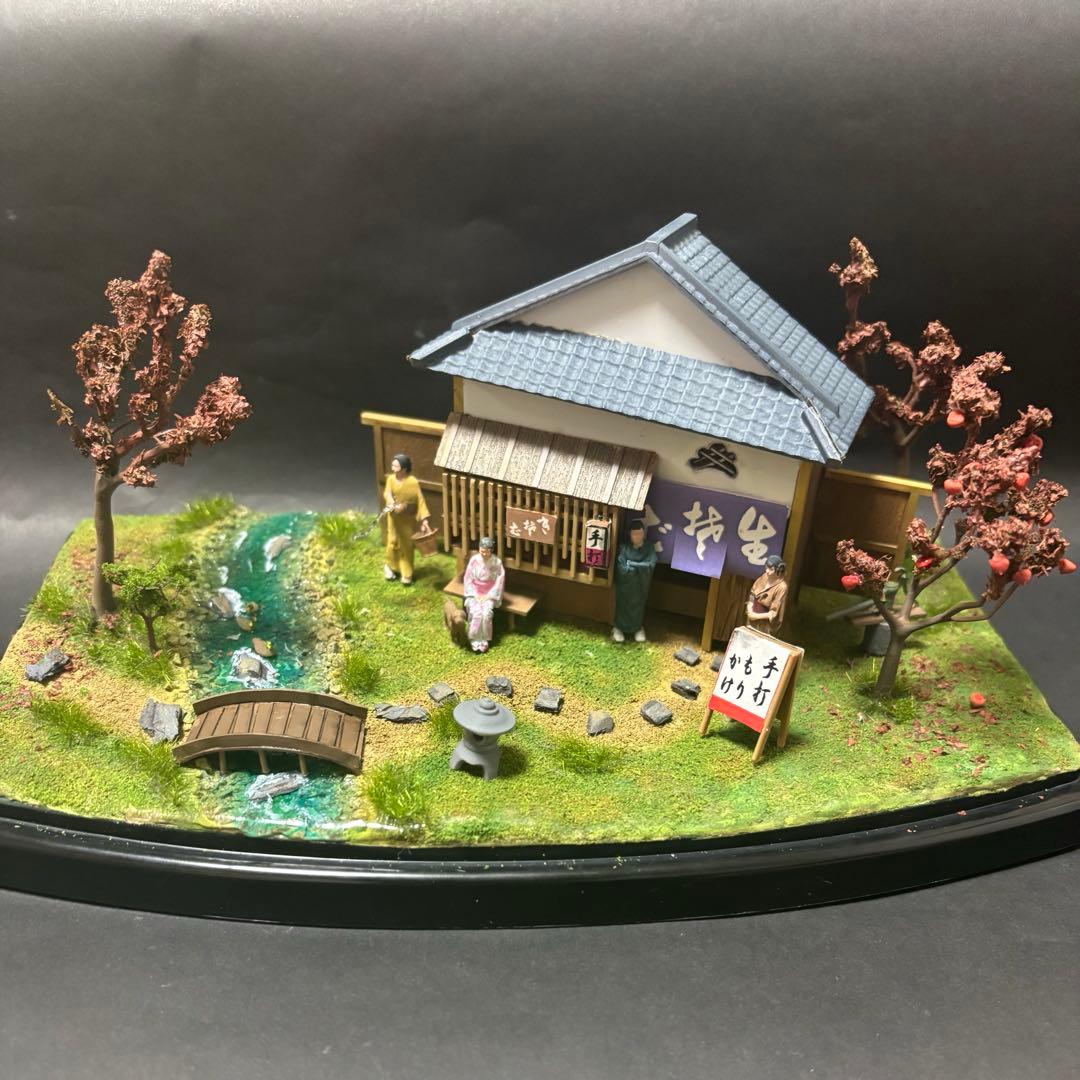 マイクロエース　風物詩　そば屋　完成品　ジオラマ