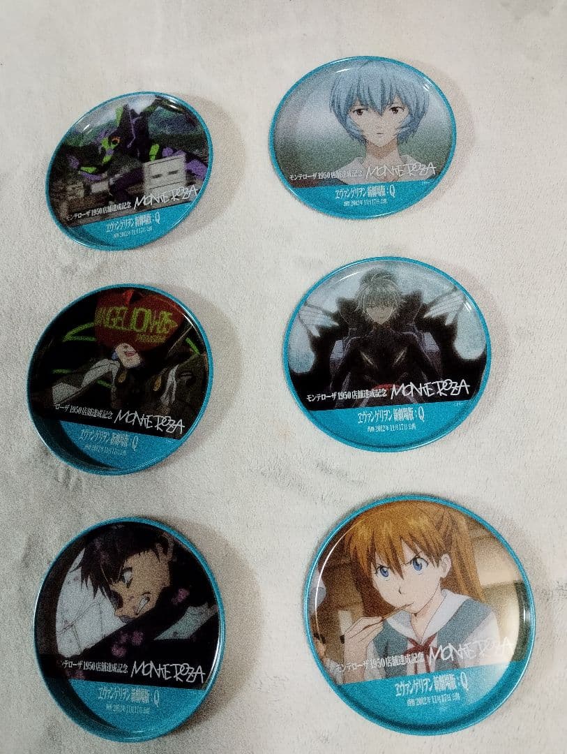 新世紀エヴァンゲリオン コースター6個 セット まとめ売り