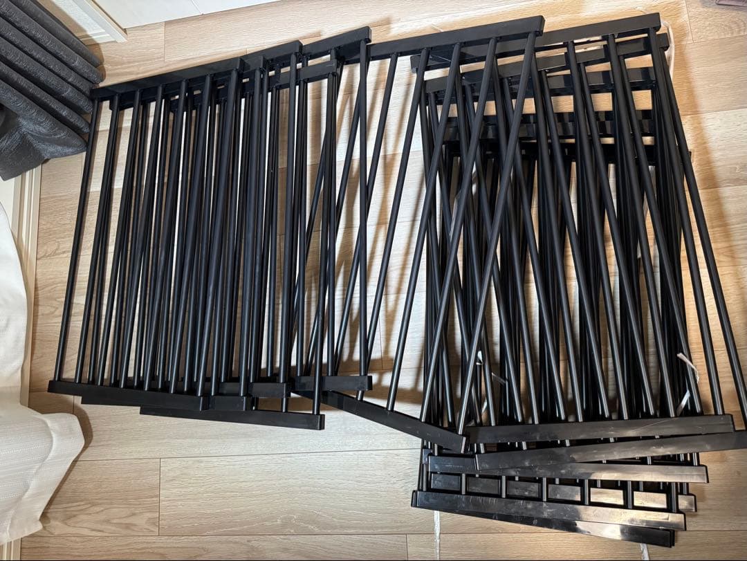 ペットサークル ブラック70cm 中古品　パネル30枚