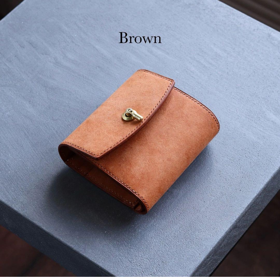 ミニウォレット / マルゴー【Ricco mini】　Brown（ブラウン）新品