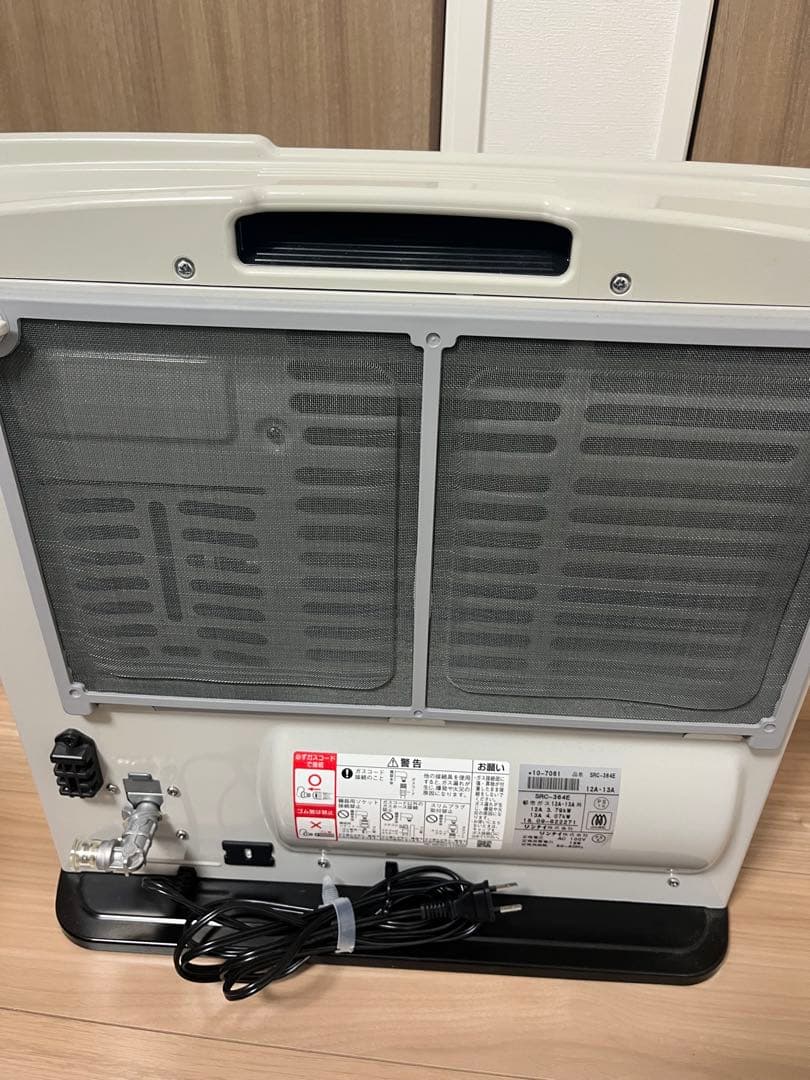 美品 リンナイ　都市ガス用ガスファンヒーター　SRC-364E