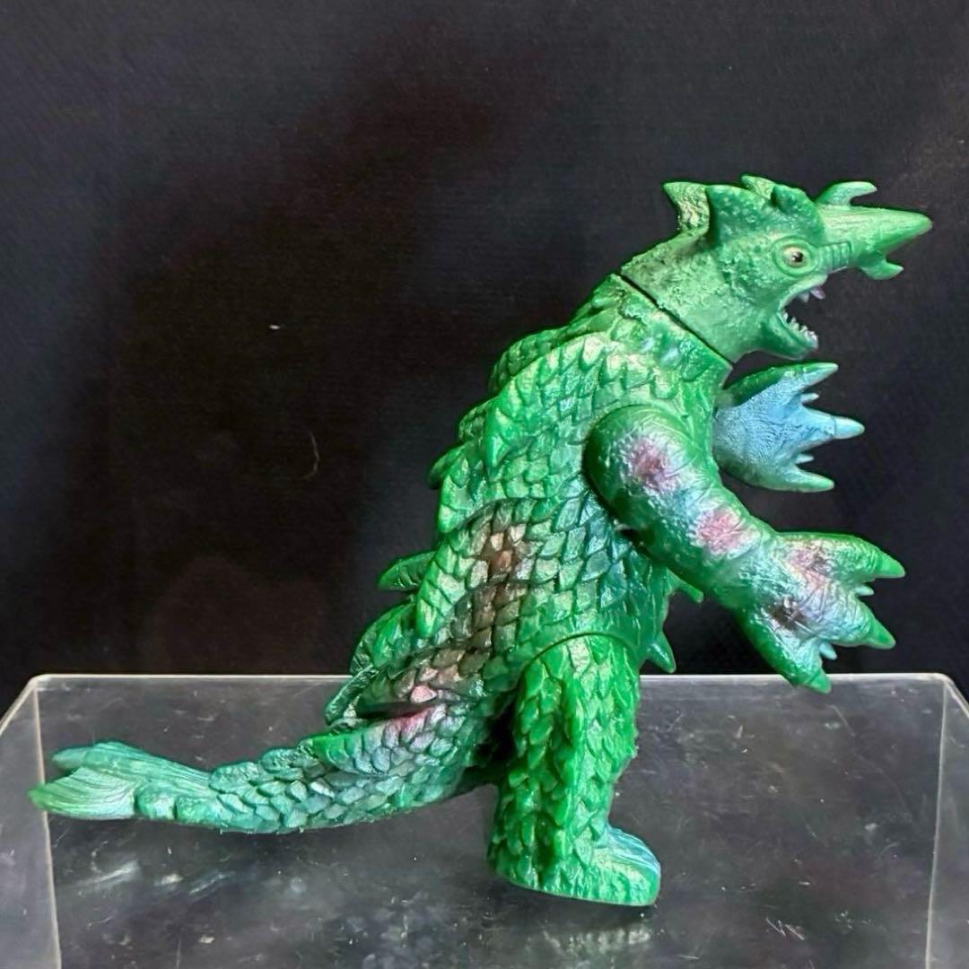 【当時物】■超獣 ガラン ソフビ /ポピー キングザウルス 足型/ A怪獣