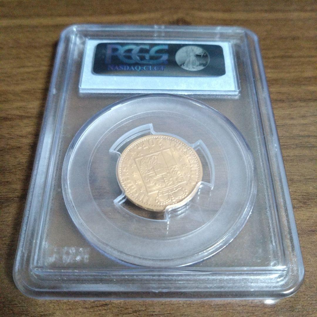 希少　発行数10000　PCGS-MS64 リヒテンシュタイン 1946B