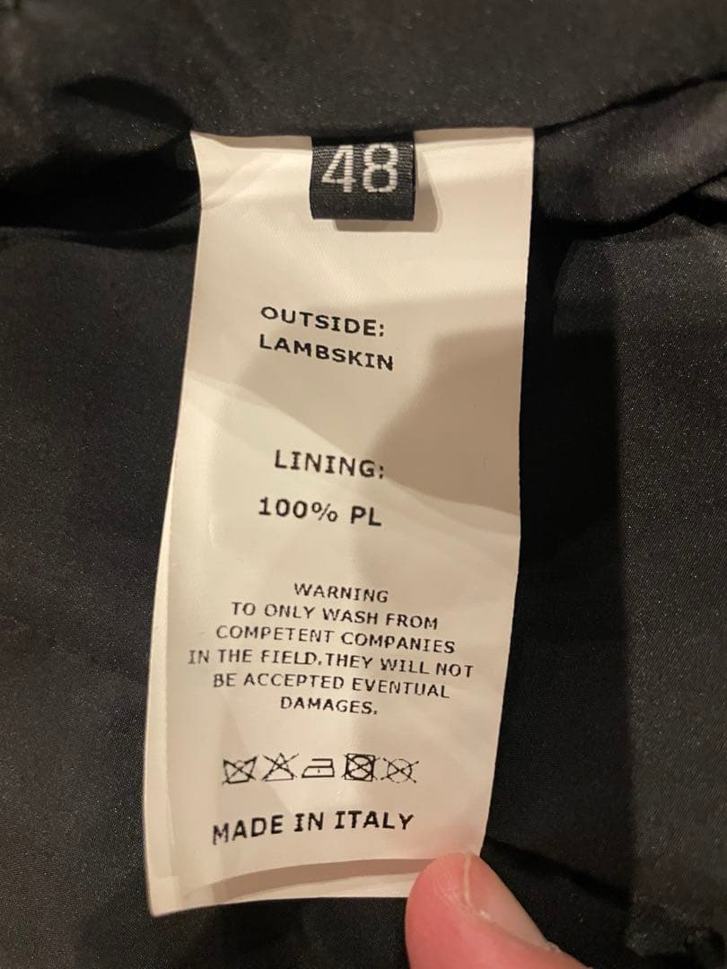 EMMETI × 千場義雅 コラボ 菅原靴店 シングルライダース サイズ48