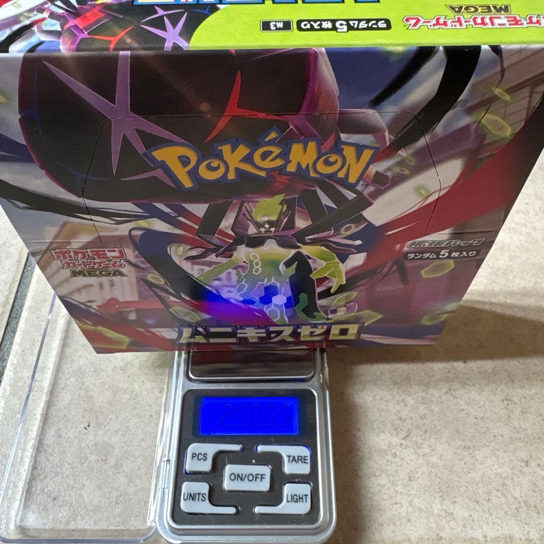 ポケモンカードゲーム ムニキスゼロ　1BOXぺりぺり付き/未開封290. 39g
