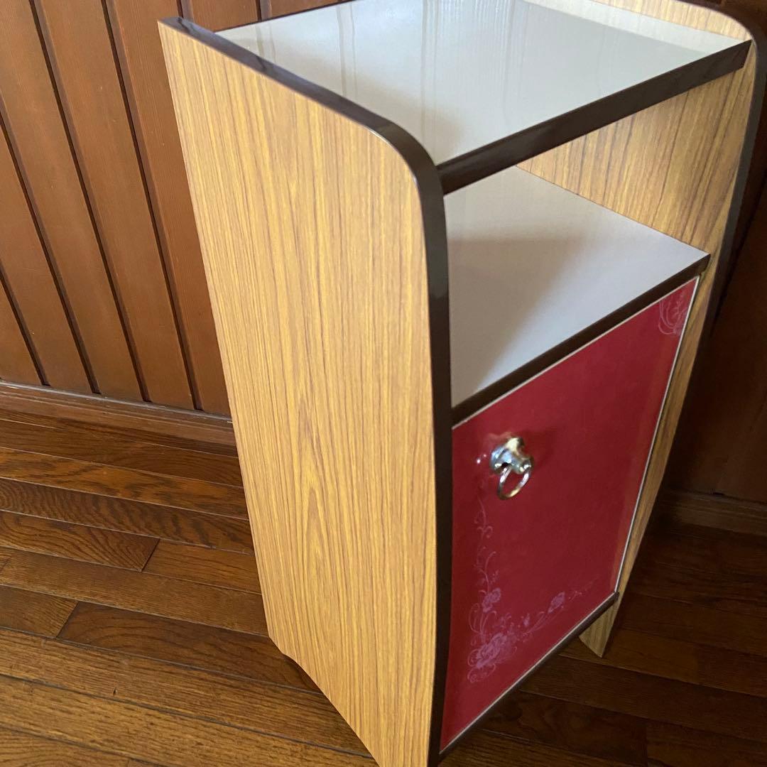 昭和レトロ　収納棚　電話台　美品　飾り台