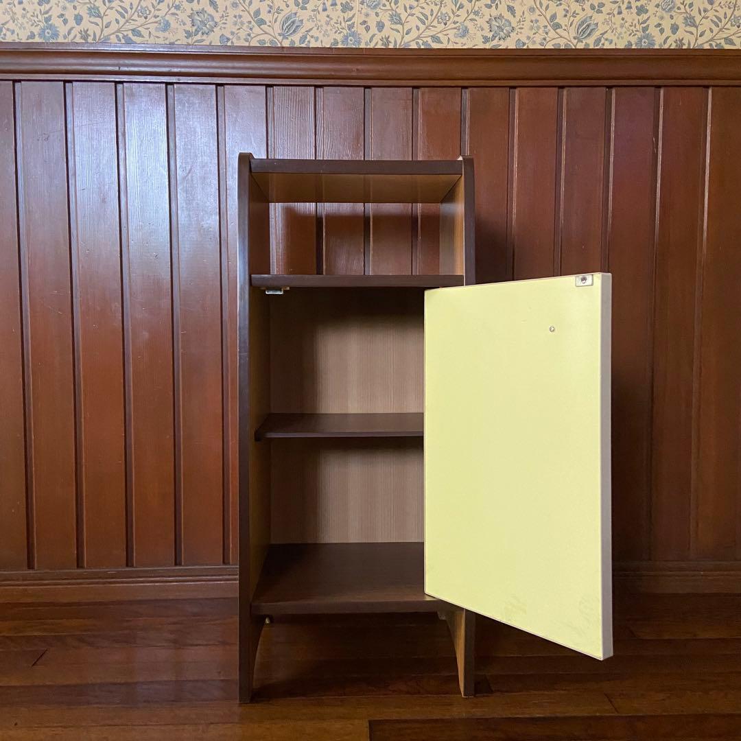 昭和レトロ　収納棚　電話台　美品　飾り台