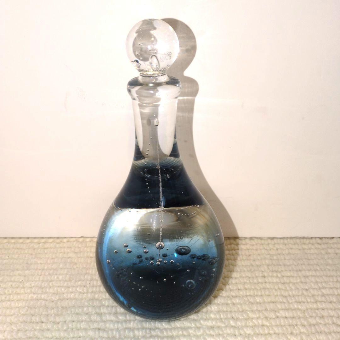 ノグチミエコ　ガラスアート　生命の水　フラスコ　L