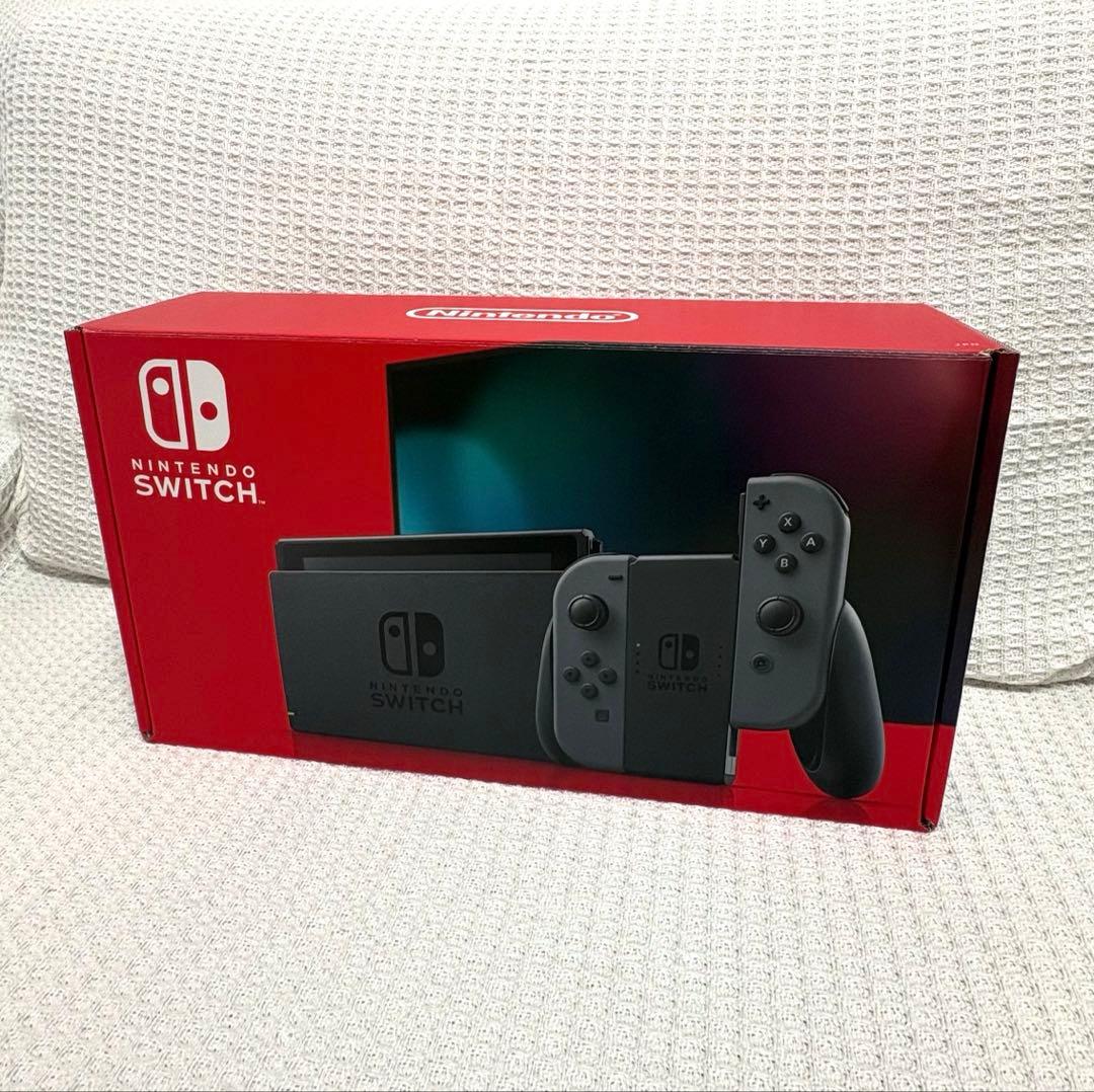 【美品】Nintendo Switch 本体 グレー 完品
