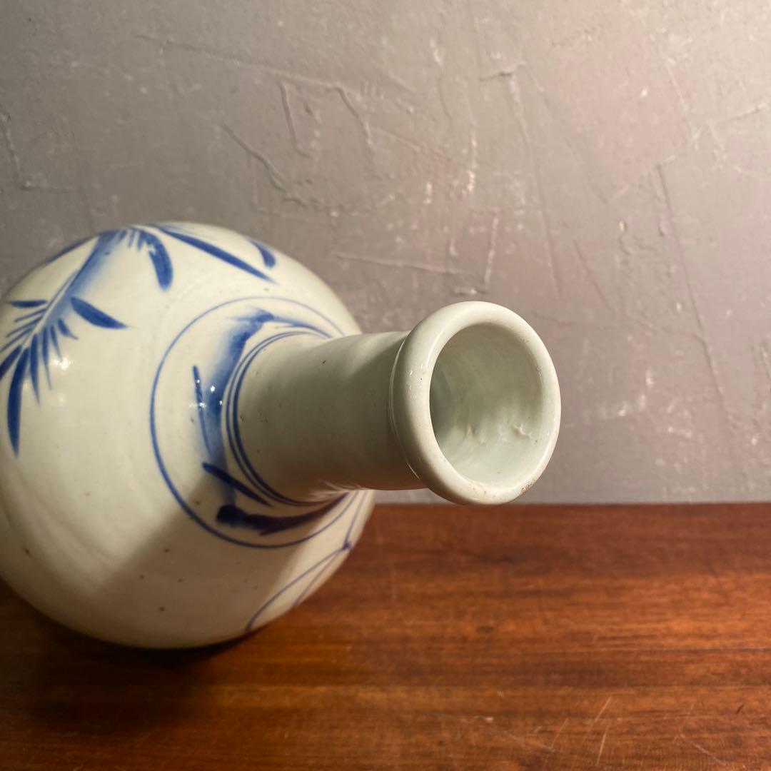 骨董品 染付 徳利 古伊万里 時代物 一輪挿し 酒器 花器 コレクション