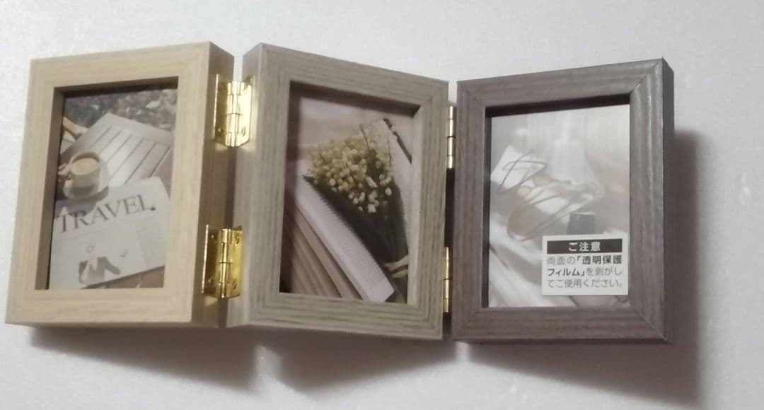 大事なお子さん、家族写真入れましょう！高級額縁！六枚入れれます