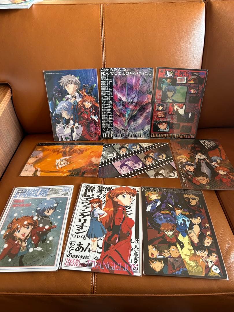 レア 新品 新世紀エヴァンゲリオン 初期 下敷きセット 13枚