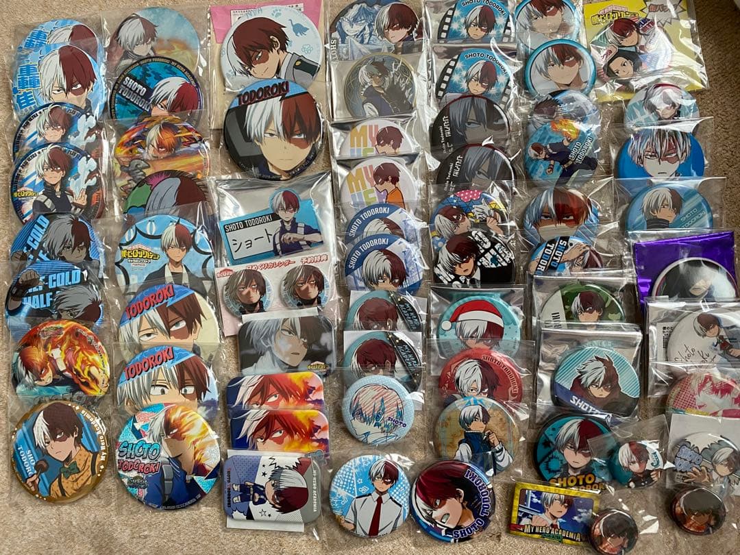 轟焦凍 缶バッジ66点セット