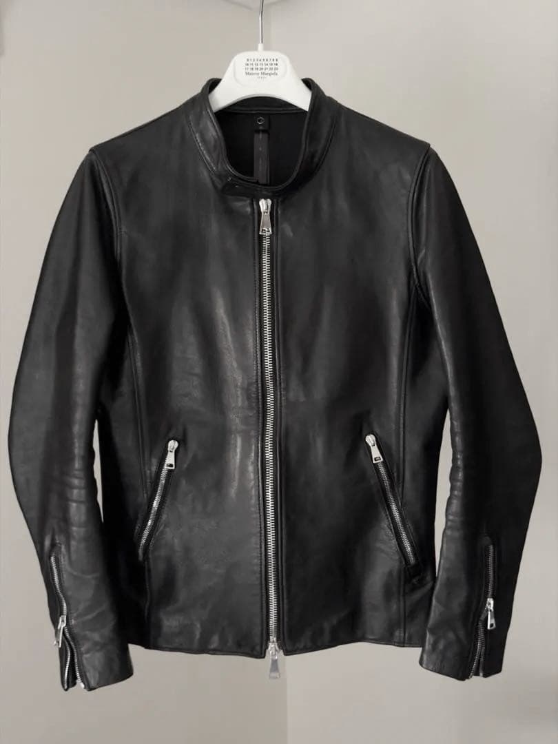 Wjk レザー シングルライダースジャケット