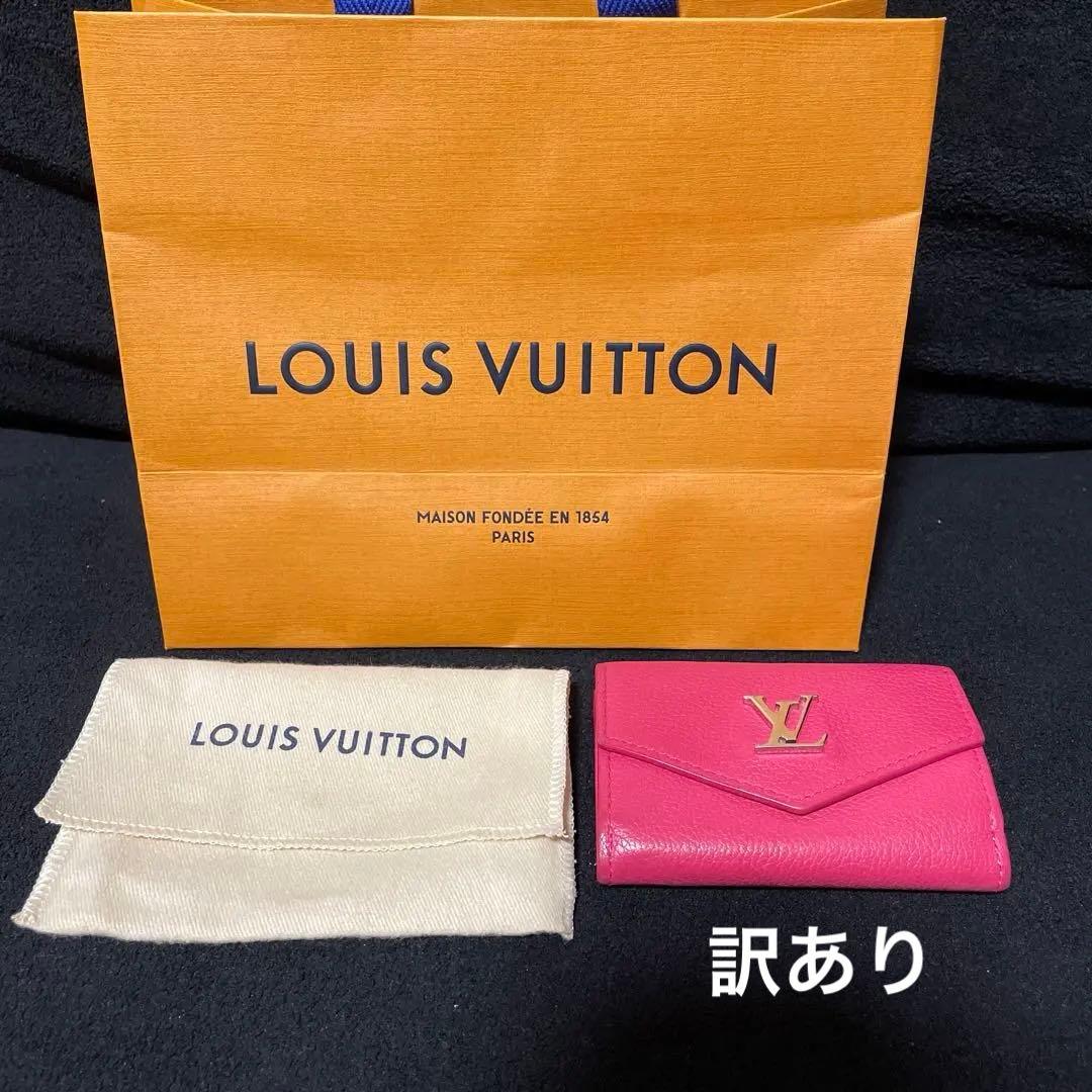 ち*★様 LV ルイヴィトン ピンク 三つ折り財布 コンパクト ミニ財布 可愛い