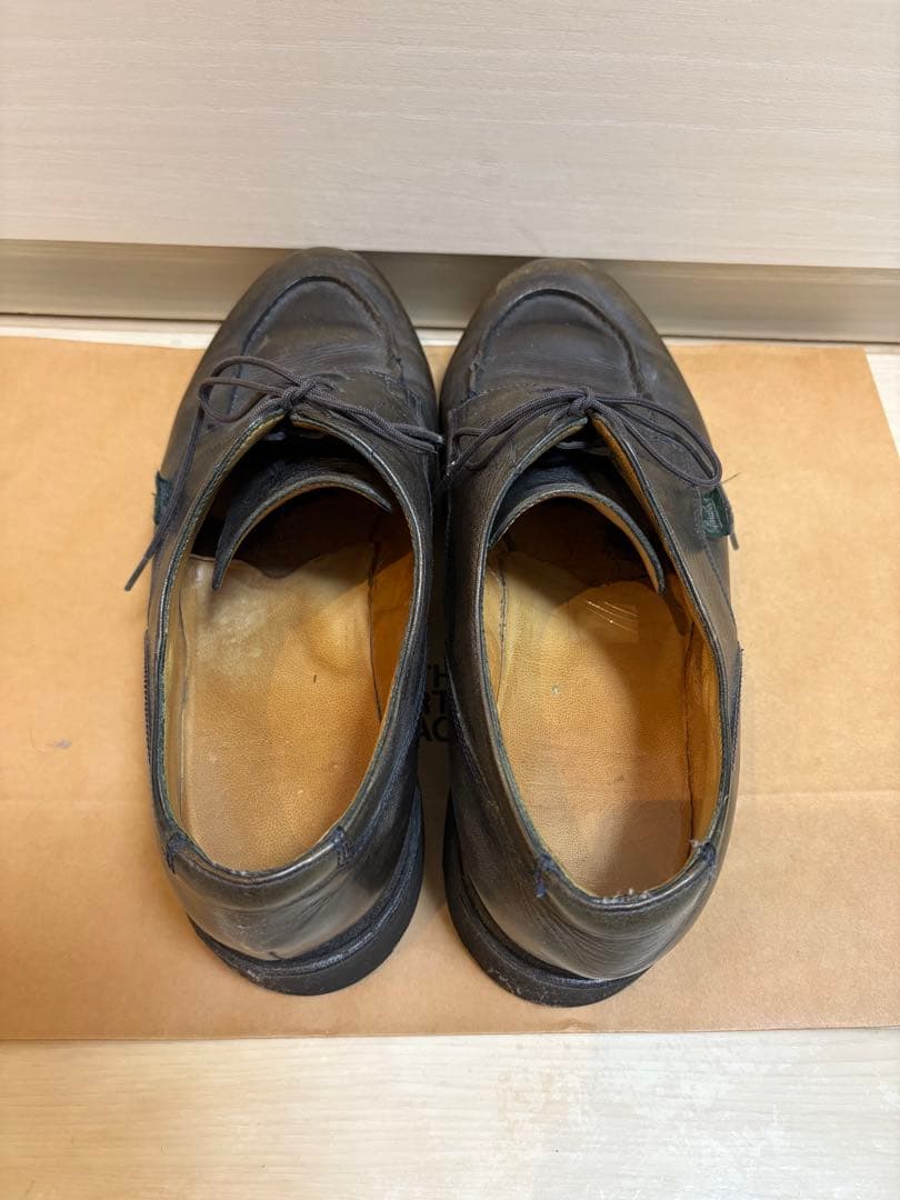 パラブーツ シャンボード ネイビー 8ハーフ ジャンク