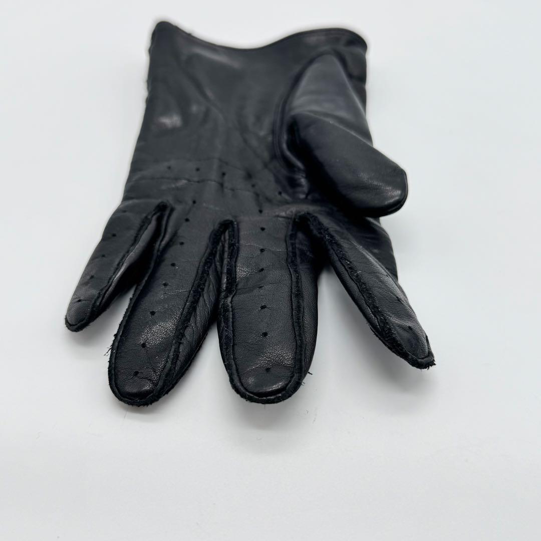 Yohji Yamamoto POUR HOMME レザーグローブ 手袋 ボタン