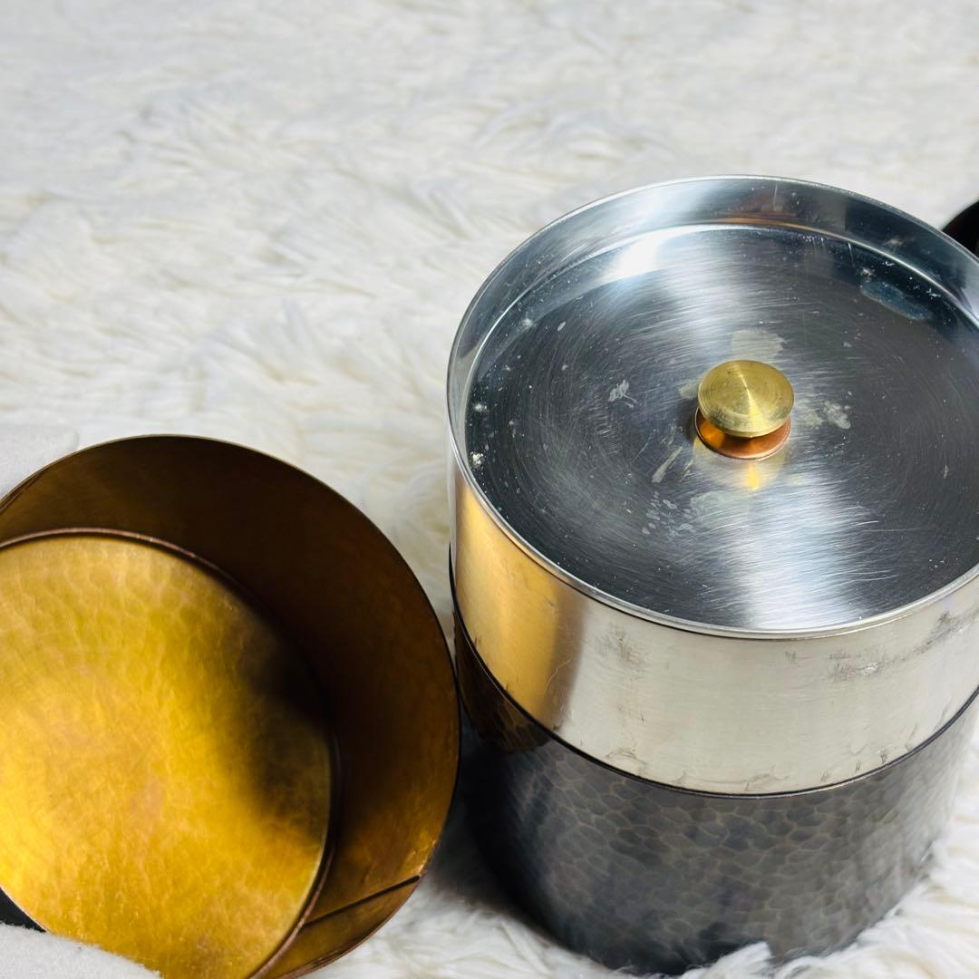 玉川堂　茶筒　建水　水差し　薬缶　鎚起銅器　茶器揃　玉虫　紫　燕三新潟県